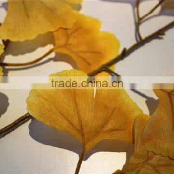 Home and outdoor garden table wedding christmas decoration 60cm or 2ft Height artificial colorfully ginkgo leaf E06 0678