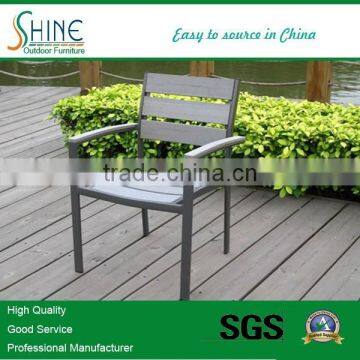 SOF8005 Outdoor Furniture Aluminium wood chair on sale