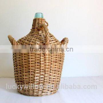 Vintage French Wicker Demijohn photo-2