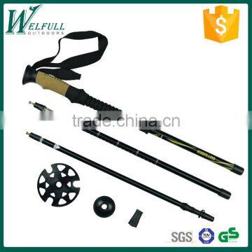 Super long EVA handle , Anti-shock, Trekking Pole, quick internal lock SZ15503