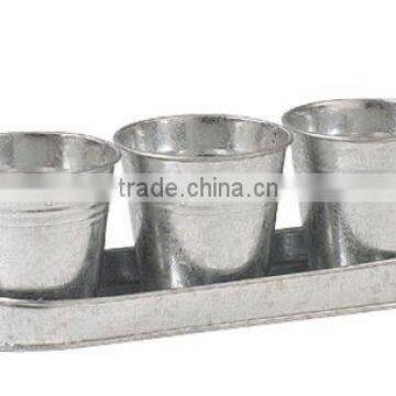 aluminum casting shiny handmade planters for sale