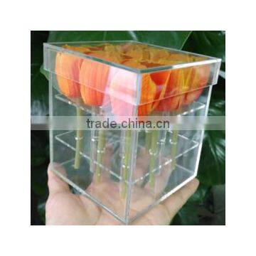 Low cost excellent quality handmade acrylic flower box