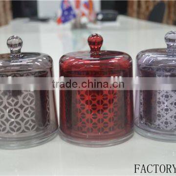 Base Cover Set Glass Dome Bell Jar Candle Jars Wholesale photo-6