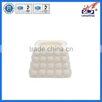 Eco-Friendly Elegant White Tower Candle Holders,Ceramic Tealight Candle Holders