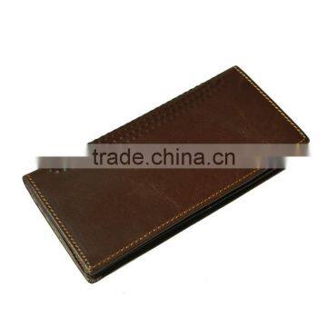 Hot Classic Long Wallet Design Genuine Leather Wallet for Men With Money Clip photo-3