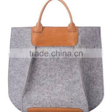 wholesales cheaper custom logo handmade felt non woven lady shopping bag women handbags china suppliers