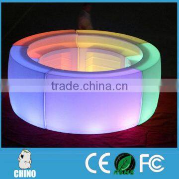 2016 newest led lighting RGB round bar counter