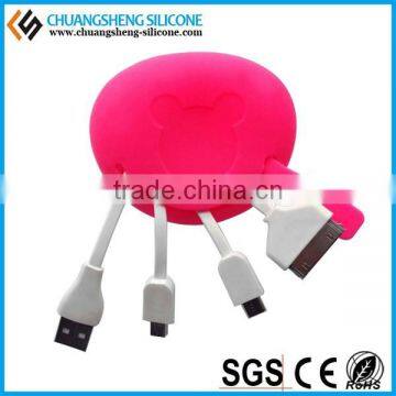 Cute Shape Silicone Cable Winder photo-4