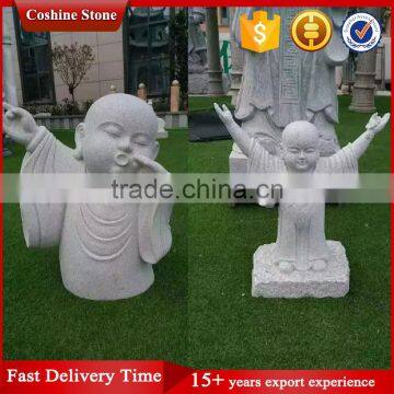Hand Carved Mini Baby Granite Buddha Statue