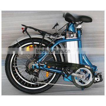 20 Inch Fashionable CE Foldable Electric Folding Bike for Women photo-6