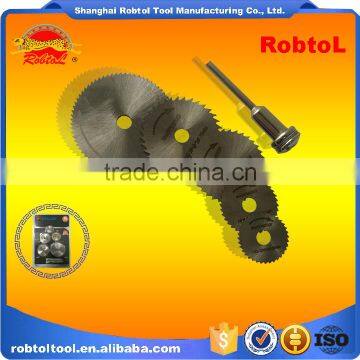 6pcs Set HSS Circular Saw With Mandrel Shank Cut off Wheel Dremel Die Grinder Rotary Tool Cut Pipe Wood Metal photo-4