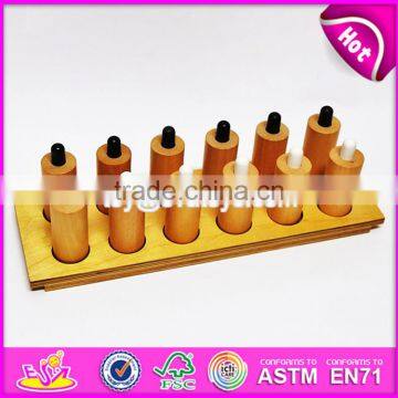 2017 New design montessori preschool wooden baby learning toys W12F005