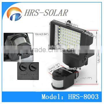 Security Motion Detector Solar Power 60 LED Sensor Light