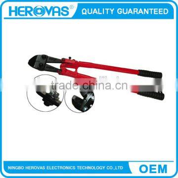 bolt cutter black rubber handle, Heat-treatment angled bolt cutter wholesale