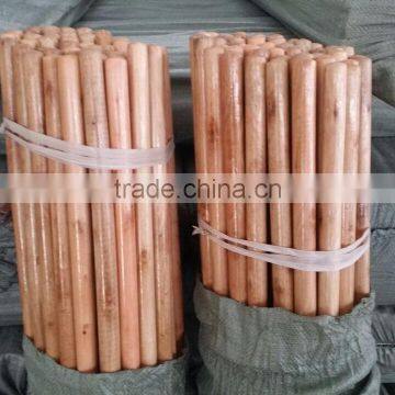 Cheap Italian Screw Varnished Wooden Broom Stick photo-4