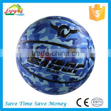 New model camouflage pattern basketball, pu leather size 7 6 5 3 1 basketball