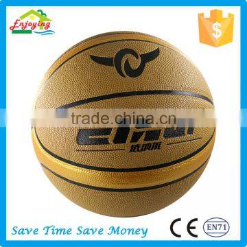 Custom Logo Printed Size 7 Pvc Glue Laminated 12 Panels Basketball Pvc Basketball