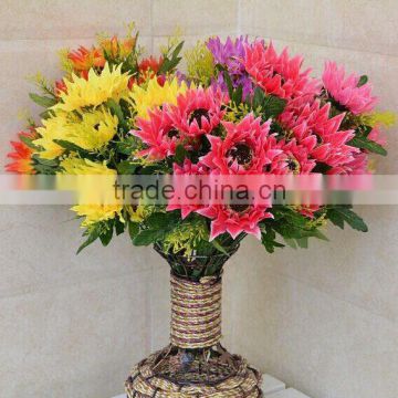 Wholesale artificial flower bouquet of home decoration