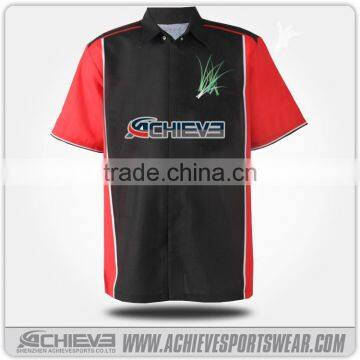 Promotional Raglan Long Sleeve Custom 100% Polyester Sublimated Motorcycle Jersey photo-5