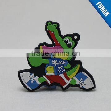 Custom Cartoon Embossed Design PVC Rubber Labels Wholesale photo-2
