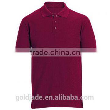 Custom Mens Polo Shirt Golf T-shirt 100% Cotton Sublimated Dry Fit Polo T Shirt Multi Color photo-2