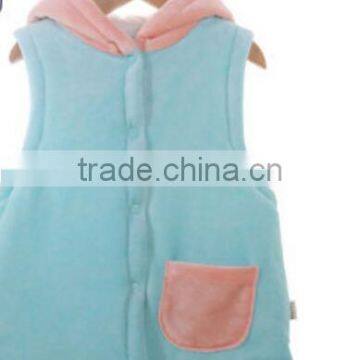 Fashional organic cotton girl and boy baby vest