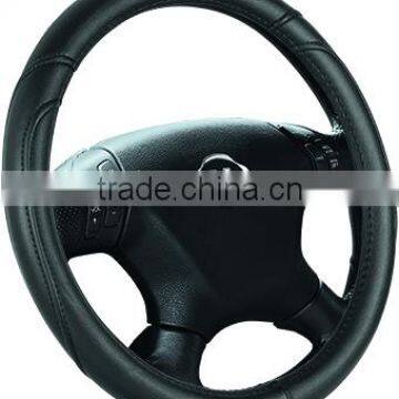 High Quality Pure Color PU car steering wheel cover