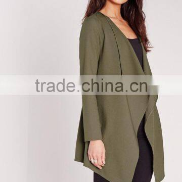 Outdoor Women Cheap Khaki Thin Outer Layer Waterfall Jacket photo-4