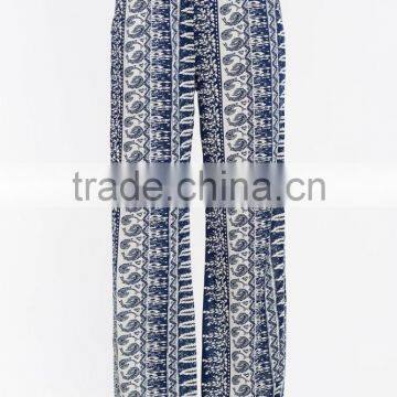 Best Selling Ladies Wide Leg Casual Boho Pants OEM Service photo-4