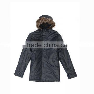 Fashion men's 100% polyester winter wholesale parka jackets