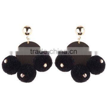 Bohemian Jewelry Fashion Colorful Pompln Alloy Earrings for Women photo-6