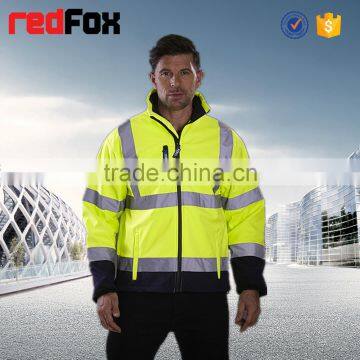 Breathable Waterproof High Visibility Softshell Jacket photo-2