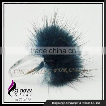 CX-A-27 Beautiful Mink Fur Ball Headband Wholesaler photo-5