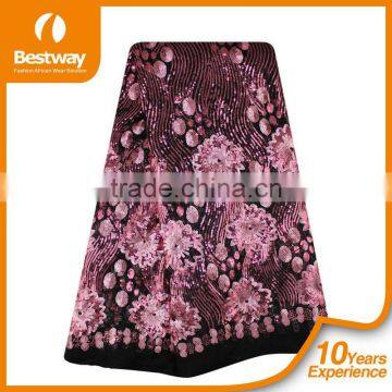 FL0034 new coming embroidery big lace african French Lace French Chantilly Lace very nice