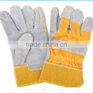 leather weld glove with polyester liner