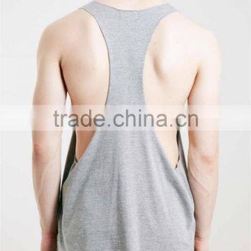 Trade Assurance Supplier Plain Grey Stringer Singlet for Men photo-4