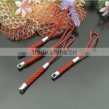 woven strapscell phone charm accessories silver mobile phone charm straps accessories cell phone woven cords