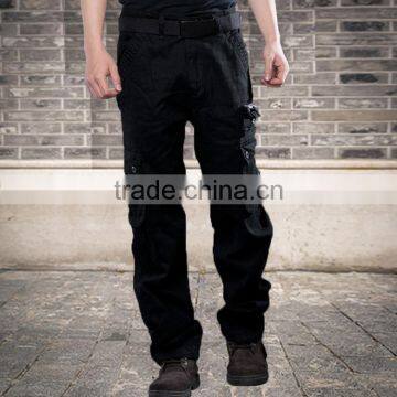 New Arrived 100% Cotton Outdoor Mens Tactical Cargo Pants With Side Pockets photo-2