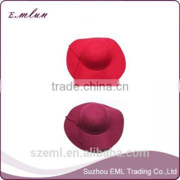 Wholesale Fashion Wool Felt Fedora Hat /custom Hats/ladies Felt Hats photo-5