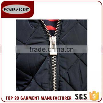 Men's Fashion Design Diamond Quilting Padded Hoody Jacket For Sale photo-6