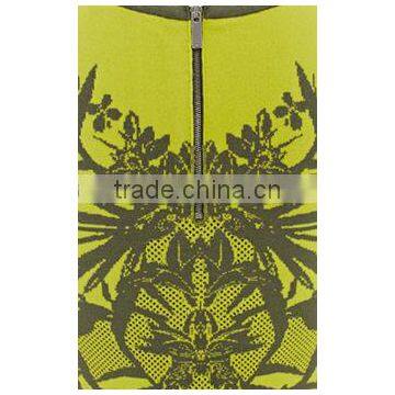 2014 Sexy Jungle Print Stretch Knit Lady's Dress photo-3