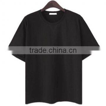 Han Edition Short-sleeved Cotton Pure Color T-shirt Female 2017 Summer Big Yards Joker photo-5