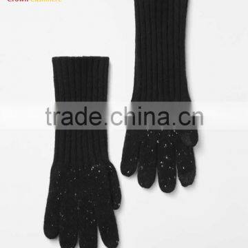 Cheap Winter Knit Glove/100% wool gloves Knitted Cashmere Gloves