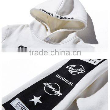 Wholesale Autumn Street Fashion Cotton Mens Gym Hoodie Black Hip Hop Hoodies photo-4