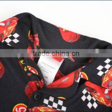 The Car Printing Fire Prevention Sleep Wear Baby Boy Sleeping Wear photo-3