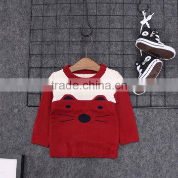 S16709A Wholesale Latest Cotton Knitting Children Kid Sweater for Boys photo-3