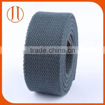 Bluish grey 3.8CM universal Cotton webbing weaving fabric belt strap