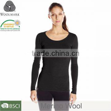 Women's Long Johns Outdoor Clothing Women's Merino Wool Base Layer Top photo-2