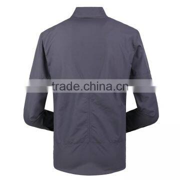 Juqian 2016 OEM Wholesale Colors High Quality Mens Classic Soft Textile Nylon Breathable Work Shirt Wholesale photo-2