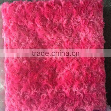 Free Shipping Soft Short Fau Fur Newborn Photography Props Newborn Baby Photo Prop Rose Fur Blanket (100*110cm) photo-2